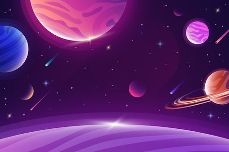 Space Background Computer, Space 16:9, Cartoon Space Background, Space Background Landscape, Space Vector Illustration, Space Background Galaxies, Space Background Drawing, Planets Background, Universe Animation