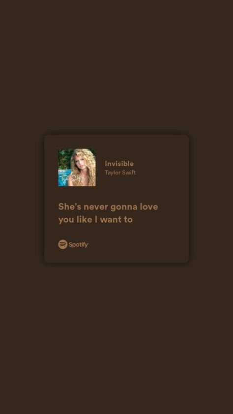 Invisible Taylor Swift, Taylor Quotes, Taylor Swift Song Lyrics, Comfort Place, Gonna Love You, Never Gonna, Taylor Swift Songs, Song Lyrics, Taylor Swift