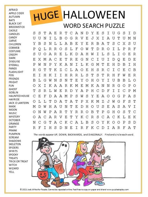 Halloween Word Search For Adults, Word Search Halloween, Free Halloween Word Search Printables, October Word Search, Halloween Word Search Free Printable, Halloween Activities Adults, Halloween Word Search For Kids, Halloween Word Search Printables, Word Search For Adults