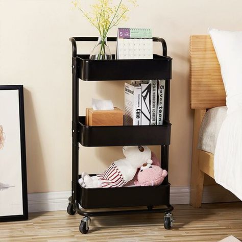 Rolling Shelves, Kitchen Carts On Wheels, Rolling Utility Cart, Kitchen Storage Cart, Rolling Storage Cart, Kitchen Trolley, Storage Trolley, Rolling Storage, Room Corner