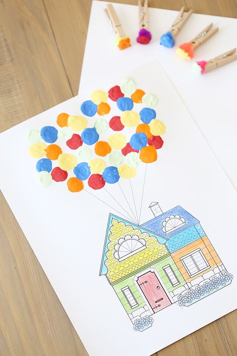 Disney: Pixar UP Printable and Craft for Kids - See Vanessa Craft