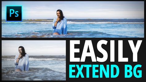 How to Extend Backgrounds in Photoshop Background Photoshop, Photoshop Youtube, Advanced Photoshop, Image Background, Photoshop Tips, Photoshop Backgrounds, Photoshop Tutorial, Us Images, Photography Tips