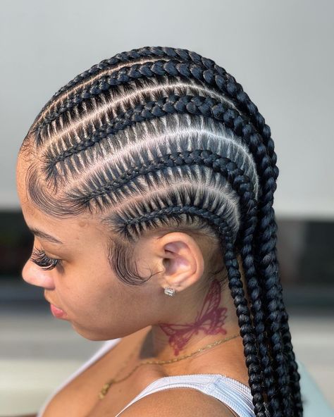 Braids And Twists, Cornrows Braids For Black Women, Feed In Braids, Feed In Braids Hairstyles, Box Braids Hairstyles For Black Women, Braided Cornrow Hairstyles, Braids Hairstyles Pictures, Feed In Braid, Girls Hairstyles Braids