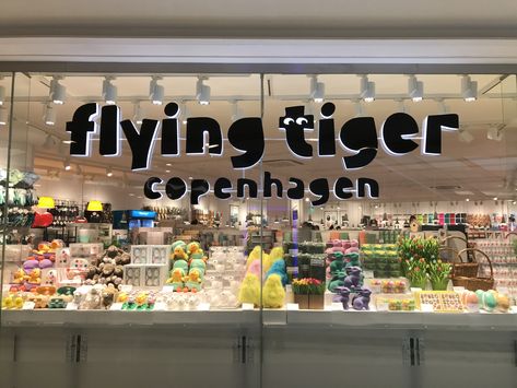 Flying Tiger Storefront 2018 (2) Copenhagen Aesthetic, Tiger Shop, Tiger Roaring, Tiger Store, Flying Tiger Copenhagen, Flying Tiger, Tiger Woods, Doodle Designs, Onitsuka Tiger