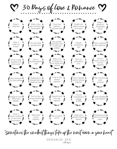 How to use a 30 Day relationship challenge for couples to improve your marriage and reignite the love spark with your spouse or significant other. Accomplish one task each day to spice up your connection with your partner and to fill your marriage with intimacy, romance, and love. 30 Day Relationship Challenge, Challenge For Couples, Relationship Challenge, 30 Day, Self Care, Of Love, Self Love, Zen, Valentine's Day