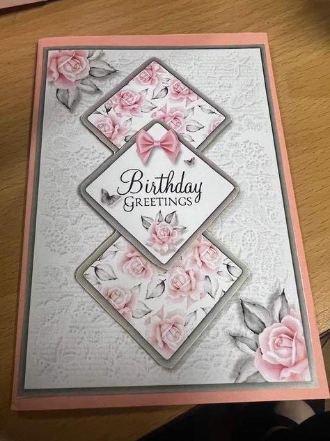 Women Birthday Cards Handmade, Ladies Birthday Card Ideas, Female Birthday Cards Handmade Beautiful, Female Birthday Cards Handmade Ideas, Pretty Birthday Cards Diy, Stampin Up Girls Birthday Cards, All Occasion Cards Handmade, Friendship Royalty Stampin Up Cards, 40th Birthday Cards For Women Handmade