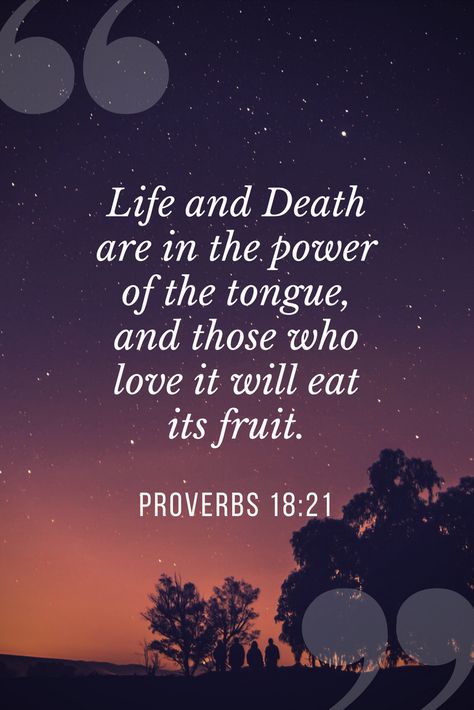 Bible Verse About The Tongue, Power In The Tongue, Power Of The Tongue Quotes, Tongue Quote, God Created The World, Bible Verses About Life, The Power Of The Tongue, Power Of The Tongue, Sunday Sermons