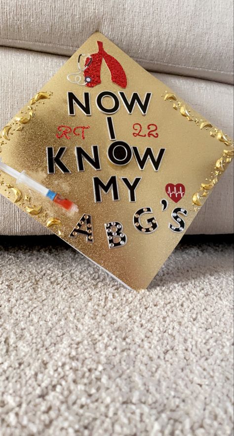 Graduation Pictures Respiratory, Respiratory Therapy Graduation Cap Ideas, Graduation Cap Designs Respiratory Therapy, Graduation Cap Designs Respiratory, Respiratory Therapist Party Ideas, Respiratory Therapist Graduation Photos, Grad Cap Ideas Nurse, Respiratory Cap Decoration, Respiratory Graduation Pictures