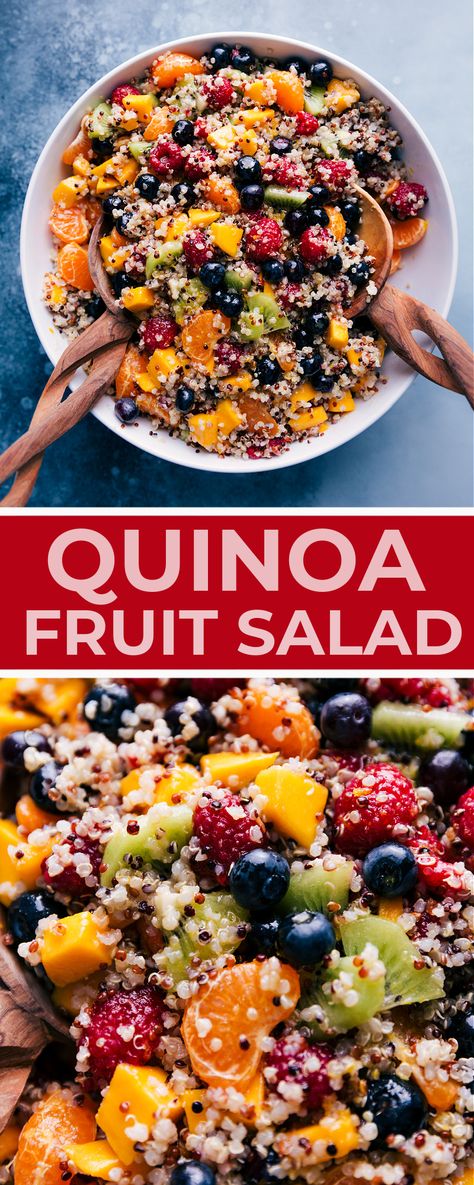 Summer Fruit Salad Recipe, Quinoa Fruit Salad, Summer Fruit Salad, Easy Fruit Salad Recipes, Quinoa Salat, Citrus Dressing, Fruit Salad Easy, Summer Salads With Fruit, Quinoa Salad Recipes