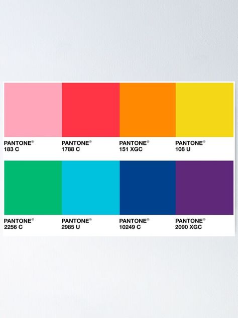 COLOR TRENDS | A positive boost with rainbow interiors and design Positive Colour Palette, Positive Color Palette, Colour Palette Rainbow, 7 Color Palette, Positive Colors, Rainbow Branding, Color Palette Colorful, Colorful Color Palette, Flat Design Colors