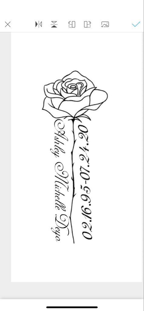 Simple Forearm Tattoos For Women, Flower Tattoos Rose, Rose Tattoo With Name, Rose Tattoo Stencil, Arm Tattoos Drawing, Tattoos Drawing, Simple Forearm Tattoos, Uv Tattoo, Cute Hand Tattoos