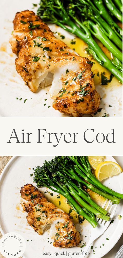 Cod Fillet Recipes Air Fryer, Flounder Fillet Recipes Air Fryer, Pescatarian Air Fryer Recipes, Breaded Cod Air Fryer, Fish Airfryer Recipes, Pacific Cod Recipes Air Fryer, Airfryer Cod Recipes, Air Fryer Flounder Recipes, Airfryer Fish Recipe