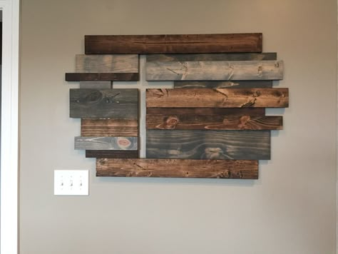 Wooden cross wall decor. God is Good! Love my hubbies gifts and talents! Rustic Cross Wall Decor, Diy Wooden Cross Wall Art, Wooden Cross Decor, Cross Wood Projects, Wooden Wall Decor Ideas, Office Ideas On A Budget, Wooden Paneling, Wood Wall Cross, Cafe Area