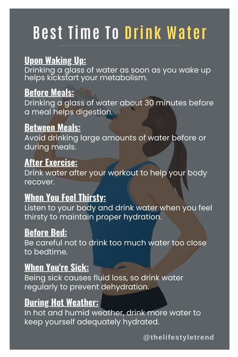 Best Time To Drink Water, best time to drink water for weight loss, best time to drink water for glowing skin, best time to drink water for weight gain, best time to drink watermelon juice, when is the best time to drink water after eating, best time to drink water after meal, when's the best time to drink water, best time to drink water for digestion, best time to drink water after eating, best time to drink water after workout, best time to drink water after food When To Drink Water Chart, Easy Ways To Drink More Water, 2 Litres Of Water A Day, Best Times To Drink Water, When To Drink Water Throughout The Day, How To Remember To Drink Water, How Much Water To Drink A Day, Times To Drink Water, Best Time To Drink Water