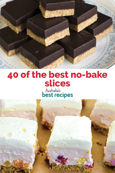 Slice Recipes Healthy, No Bake Slice Recipes, Best Slice Recipes, Gluten Free Slice, No Bake Traybake Recipes, Easy Slice Recipes, Slices Recipes Easy, No Bake Lemon Slice, Easy Slices