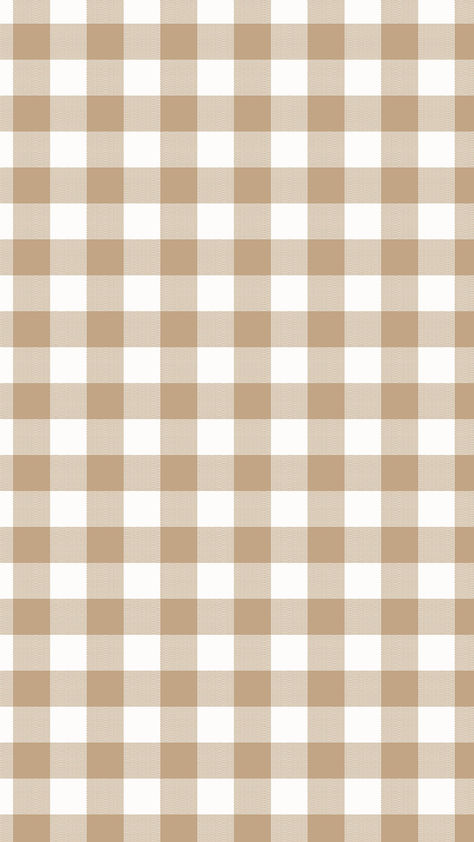 Wallpaper background image of your favorite Ann Taylor prints. Fall Gingham Wallpaper, Light Brown Color Aesthetic, Fall Flannel Wallpaper, Wallpaper For Call Backgrounds, Plaid Background Aesthetic, Thanksgiving Homescreen, Brown Gingham Wallpaper, Cosy Background, Tan Plaid Wallpaper