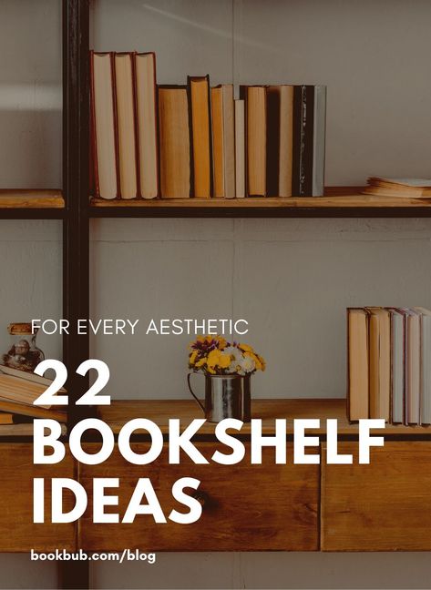 These bookshelf styling ideas will inspire you in your home. #books #bookshelf #bookshelves Top Bookshelf Decor, Office Bookshelf Design, Library Bookshelf Styling, Unique Bookshelves Diy Bookshelf Ideas, Bookshelf Nightstand Ideas, Bookshelves For Bedroom, Bookshelf Around Window, Bookshelf On Wall, Bookshelf Styling With Books