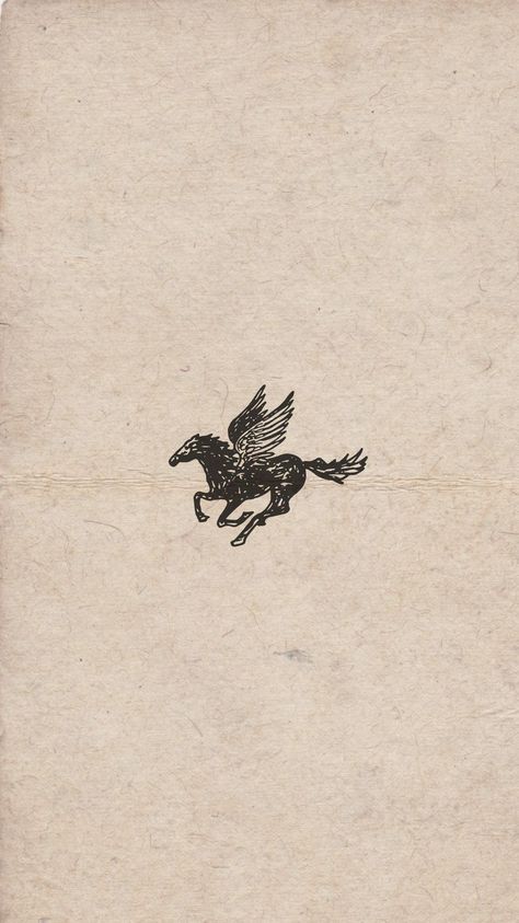 Vintage Pegasus Illustration, Greek Pegasus Tattoo, Vintage Greek Art, Western Horse Illustration, Vintage Horse Tattoo, Odyssey Tattoo Greek, Medieval Horse Tattoo, Ancient Art Wallpaper, Cool Horse Tattoos