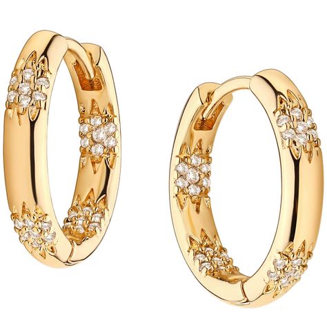 PRICES MAY VARY. Size:1 pair of gold cz hoops earrings external diameter approx 13mm.They Will hug your ears studs tightly and don‘t fall off easily. Design:A Hollywood favorite, huggies are one of the biggest jewelry trends right now!These earrings are perfect for every day and night wear. Material: These cz huggie hoop earrings are plated in 14k gold and to ensure a long lasting finish that is no nickel, no lead, and hypoallergenic. Made With Love:Our dainty cz hoop earrings makes a sentimenta Gold Huggie Hoop Earrings, Big Jewelry, Dangle Hoop Earrings, Hoops Earrings, Hypoallergenic Jewelry, Night Wear, Huggie Hoop Earrings, Small Earrings, Boho Beach