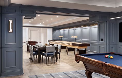 Basement Transformation, Transitional Basement, Contemporary Basement, Dream Basement, Arcade Room, Golf Simulator, Basement Bar Designs, Game Room Basement, Basement Makeover