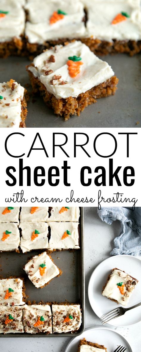 Carrot Cake Sheet Pan, Carrot Cake For A Crowd, Carrot Cake Sheet Pan Recipe, Carrot Cake Recipe Sheet Pan, Carrot Texas Sheet Cake Recipe, Carrot Sheet Cake With Cream Cheese Whip, Super Moist Carrot Cake With Cream Cheese Frosting, Carrot Sheet Cake Recipe With Pineapple, Carrot Cake Squares Recipe