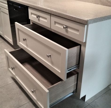 Converting Lower Cabinets to Drawers - Kitchen Craftsman - Geneva, Illinois Kitchen Craftsman, Pull Out Kitchen Cabinet, Geneva Illinois, Replacing Cabinets, Corner Drawers, Cabinet Molding, Update Kitchen Cabinets, Kitchen Cabinet Drawers, Cabinet Refacing