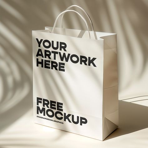 Free White Paper Bag Mockup PSD Free Mockup Website, Packaging Mockup Free Psd, Menu Mockup Free, Bakery Mockup, Website Mockup Psd, Mockup Design Ideas, Business Mockup, Paper Bag Mockup, Mockup Ideas