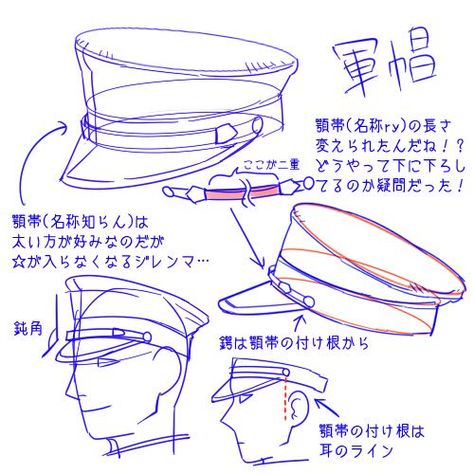 Drawing Hats, Anime Tutorial, Manga Drawing Tutorials, Digital Painting Tutorials, Anatomy Reference, Drawing Clothes, Drawing Lessons, Pose Reference Photo, Digital Art Tutorial