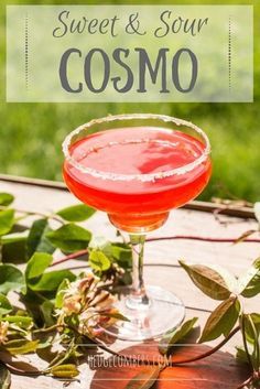 Here's a summery Sweet and Sour Cosmo Cocktail recipe to celebrate, well, any excuse you can think of! #cocktail #cocktailhour #hedgecomber Campfire Cooking Recipes, Sour Cocktails, Cosmo Cocktail, Healthy Camping Food, Lactose Free Recipes, Summer Cocktail Party, Easy Drink Recipes, Campfire Cooking, Easy Drinks