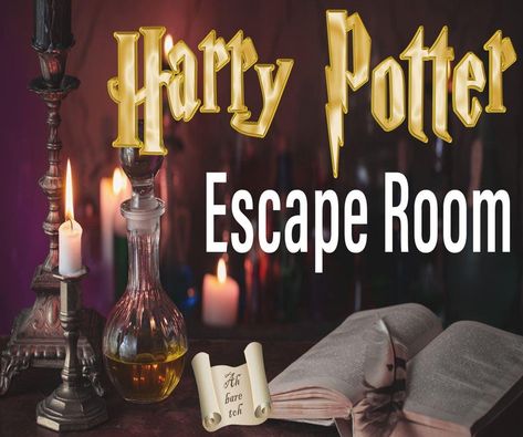 Harry Potter Escape Room for Kids : 10 Steps (with Pictures) - Instructables Harry Potter Escape Room For Kids, Harry Potter Escape Room, Harry Potter Teachers, Escape Room Diy, Family Night Activities, Harry Potter Halloween Party, Room For Kids, Wine Bottle Box, Escape Room For Kids