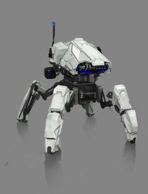 Spider Robot, Military Robot, Robot Animal, Big Robots, Drones Concept, Robot Concept, Sci Fi Design, Star Wars Droids, Arte Robot