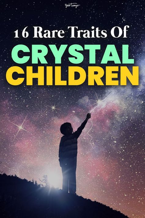 16 Rare Traits Of Crystal Children — How They Differ From Indigo, Rainbow & Starseed Children - What are crystal child? Star children have unique personality traits and spiritual gifts that differ from Indigo and Rainbow children. Find out what they are. Crystal Children Traits, Rainbow Starseed, Indigo Children Traits, Lightworker Spirituality, Rainbow Children, Indigo Child, What Are Crystals, Crystal Children, Star Seed