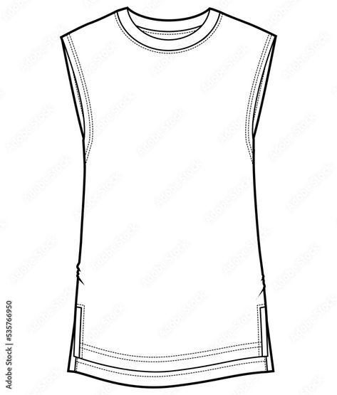 mens sleeveless t shirt tank top fashion flat sketch vector illustration. Stock Vector | Adobe Stock Fashion Flat Sketch, Man Vector, Flat Sketches, Sleeveless T Shirt, Muscle Women, Sleeveless Tshirt, Fashion Flats, Men's Collection, Adobe Stock