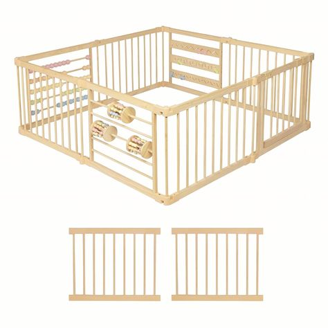 Amazon.com : Wooden Playpen Extra Large for toddlers and babies - (8/10) Wood Playpen panels - Foldable playpen - Adjustable baby playpen - Wooden foldable baby playpen - Extra large baby playpen, Baby play gate. : Baby Playpen Ideas, Playpen Baby, Play Pen, Toys Ideas, Baby Playpen, Baby Gate, Christmas 2024, Baby Play, Wooden Diy