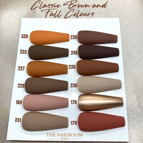 Brown nails Fall Brown Nails, Autumn Nails 2022, Fall Nails Brown, Uñas Color Cafe, Nails Fall Nails, Custom Press On Nails, Nagellack Trends, September Nails, Nails Press