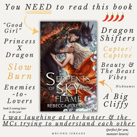 LOOK at this recent release 🤩🖤 I sped read through this book soooo quickly!!! And I know this is a book that you all would LOVE 🧡 📚: Merciless Dragons by @rebeccafkenneybooks ✔️:KU This was steamy and spicy, but full of banter and moments that had me cackling 👀 Check TWs ‼️ #romancebooks #romantasy #romantasybooks #fantasybooks #fantasyromancebooks #fantasyromancereaders #spicybooks #spicybookstagram #ku #kindleunlimited #bookrecs #blondiereads #blondiereadsrecs #rebeccafkenney #dra... Spicy Books Romantasy, The Idea Of You Book, Books To Read Romance Spicy, Spiciest Books, Teenage Books To Read, Spicy Books, Book Reading Journal, Fantasy Romance Books, Reading Motivation