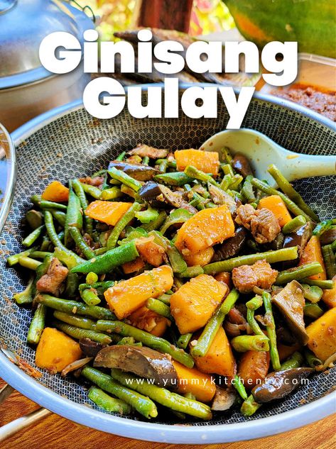 Filipino Gulay Ulam, Pinoy Vegetable Recipe, Pinoy Gulay Recipe, Gulay Recipe Filipino Food, Ginisang Kalabasa, Ginisang Gulay, Gulay Recipe, Pilipino Recipe, Filipino Vegetable Recipes