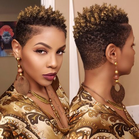 Short Natural Hairstyle Women, Afro Perm, Shirt Hair Cuts, Goldfish Wallpaper, Low Cut Hairstyles, Tapered Natural Hair Cut, Natural Haircuts, Natural Hair Haircuts, Short Natural Haircuts