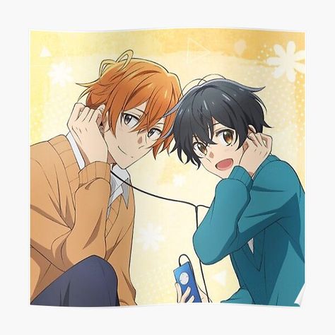 "Sasaki And Miyano" Poster for Sale by Sabralove | Redbubble Sasaki And Miyano Anime, Sasaki To Miyano Sasaki, Miyano Sasaki, Sasaki Miyano, Sasaki And Miyano, Sasaki To Miyano, Romance Anime, Anime Reviews, Couple Drawings