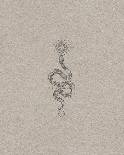 Cherub Tattoo, Serpent Tattoo, Tattoo Schrift, Planet Tattoos, Snake Tattoo Design, Inspiration Tattoos, Tattoo Girls, Line Art Tattoos, Dainty Tattoos