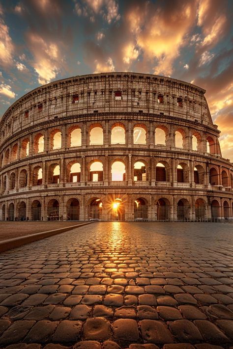 Rome Italy Aesthetic, The Colosseum Rome, Rome Architecture, World Music Day, Mediterranean Aesthetic, Rome Photo, Colosseum Rome, Top Places To Travel, The Colosseum