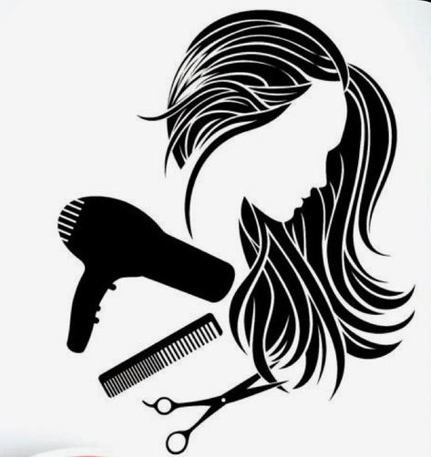 Hair Poster Design, Hair Stylist Logo Design, Logo Design Hair, Hair Salon Art, Hair Poster, Hair Stylist Logo, Hair Salon Logos, Hair Salon Design, Salon Logo Design