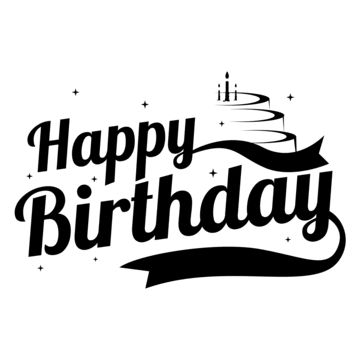 Happy Birthday Wishes Png, Happy Birthday Typography Design, Golden Happy Birthday, Lettering Happy Birthday, Happy Birthday Clipart, Sign Typography, Happy Birthday Font, Happy Birthday Typography, Happy Birthday Free