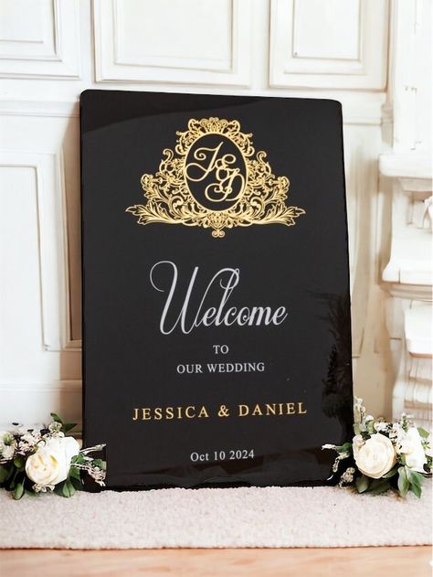 Welcome To Our Wedding, 3d Letters, Gold Monogram, Custom Sign, Corporate Events, Wedding Signs, Welcome Sign, Our Wedding, Wedding Decorations