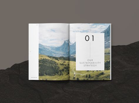 Swarovski: Sustainability Report 2019 on Behance Sustainable Catalog Design, Modern Editorial Design, Landscape Magazine Design, Sustainability Cover Design, Report Layout Design, Nature Editorial Design, Impact Report, Sustainability Report Design, Sustainability Report Design Layout