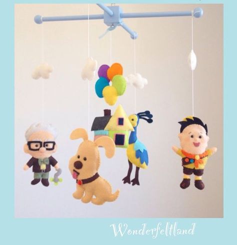 Pixar Nursery Theme, Up Nursery Theme, Pixar Bedroom, Up Themed Nursery, Pixar Nursery, Goth Crafts, Nursery Disney, Disney Movie Up, Disney Room