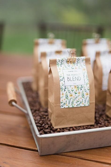 Coffee Bridal Shower, Coffee Wedding Favors, Coffee Kit, Coffee Favors, Winnipeg Wedding, Couple Wedding Shower, Coffee Wedding, Wedding Giveaways, Wedding Shower Favors