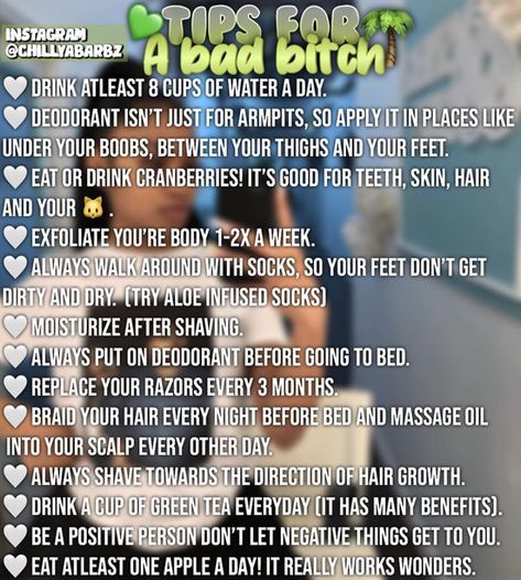 Be A Baddie, Teen Advice, Social Life Hacks, Beauty Routine Tips, Beauty Tips For Glowing Skin, Baddie Tips, Healthy Skin Tips, Teen Life Hacks, Cough Remedies