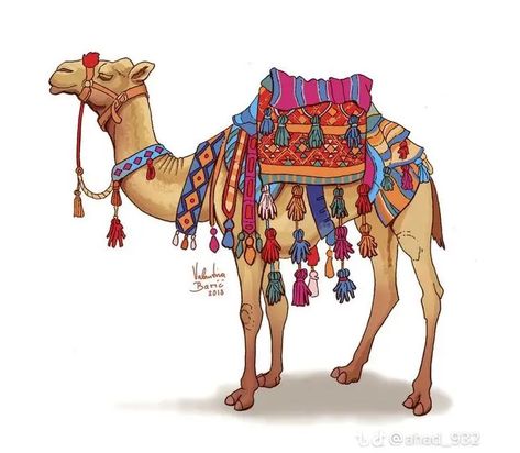 Camel Drawing, Camel Painting, Camels Illustration, Camel Art, Rajasthan Tourism, Work Graphic, Art Arabe, Camels Art, Indian Handicrafts