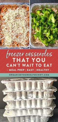 Best Freezer Casseroles, Freezer Casserole Recipes, Freezer Casserole, Freezer Casseroles, Meals For The Family, Freeze Ahead Meals, Casserole To Freeze, Freezer Dinners, Freezer Friendly Meals